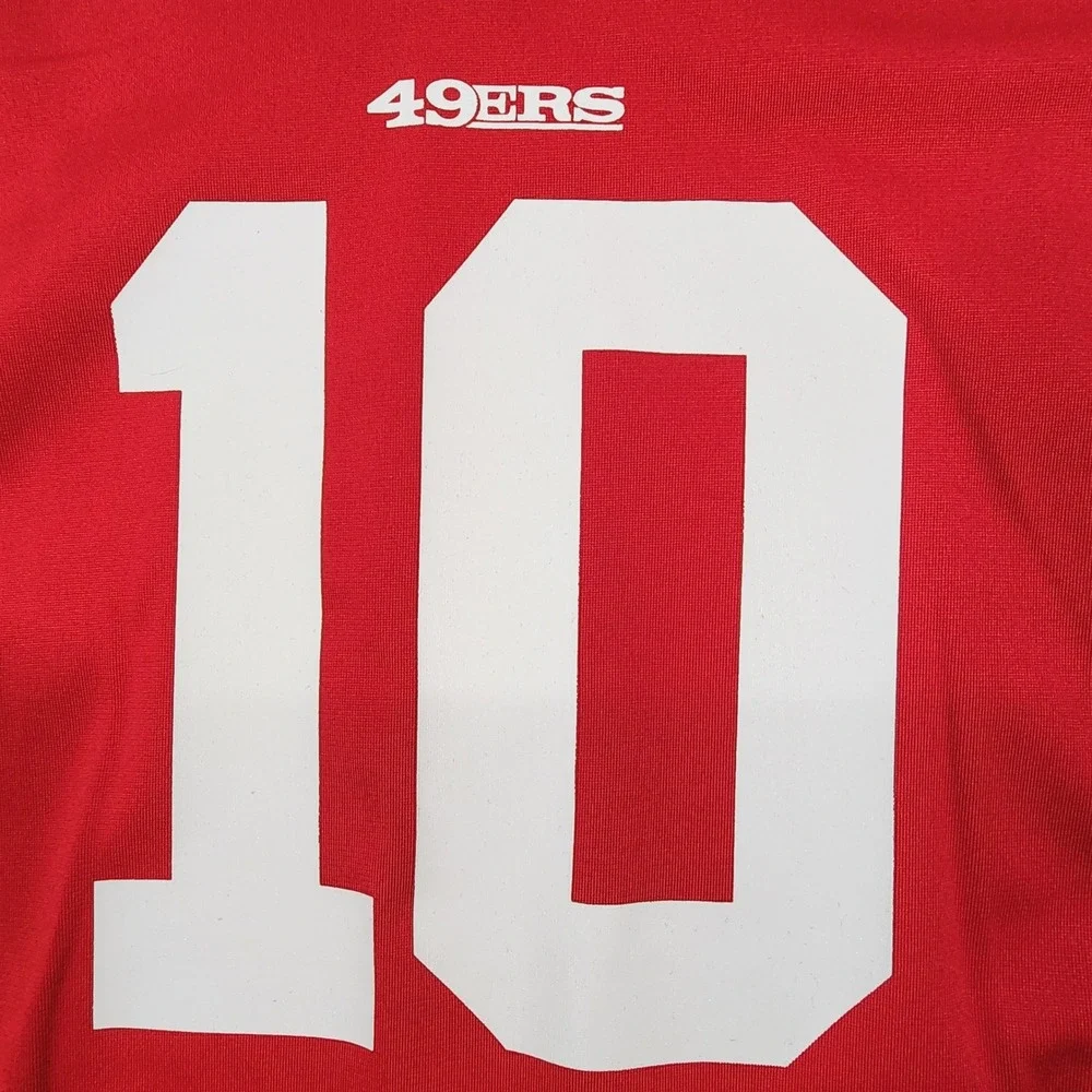 Nike Football Jersey Kids L 14/16 Red #10 Jimmy Garoppolo 49ers NFL On Field